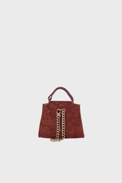Charm mini Sveva in pelle scamosciata
