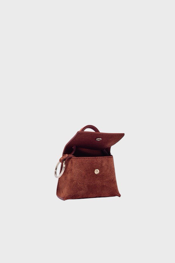 Charm mini Sveva in pelle scamosciata