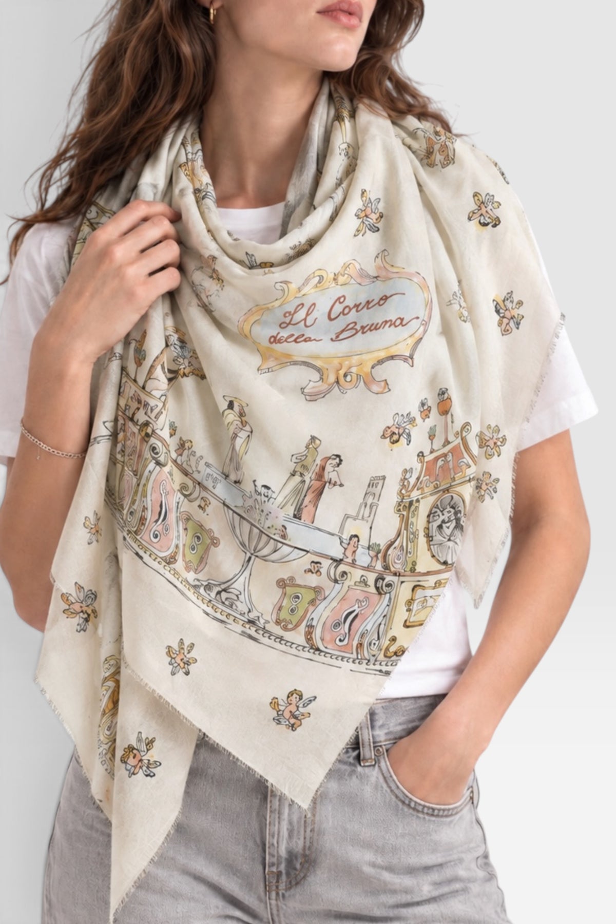 Foulard Il Carro della Bruna