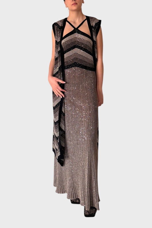 Glilet in maglia lurex D.Exterior 2