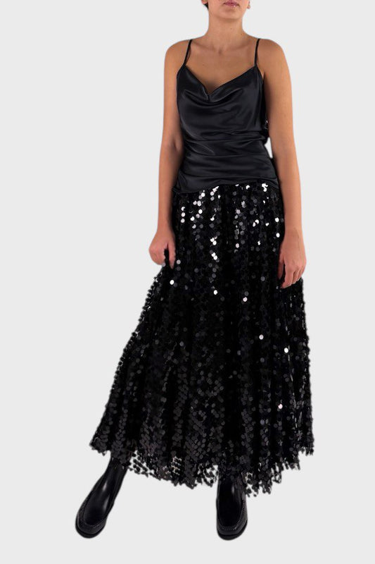 Gonna elegante con paillettes
