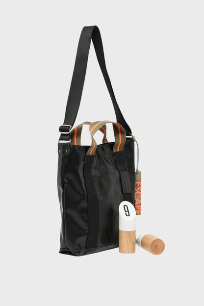Borsa Jack Gomme Calvi Petit Black vista laterale