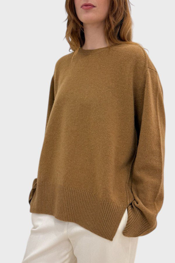 Maglia in cashmere Be You cammello