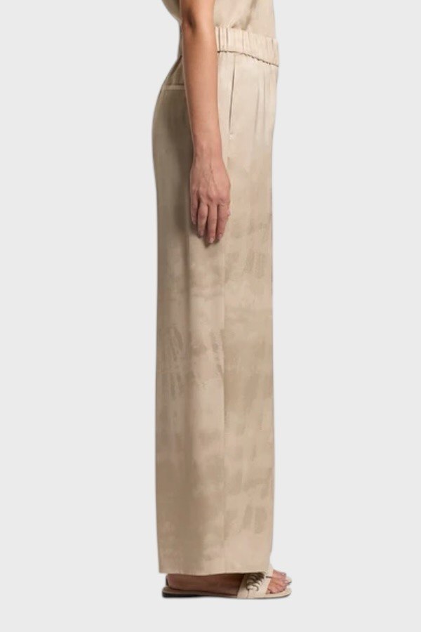 Pantalone Palazzo Peserico in Viscosa Jacquard 1