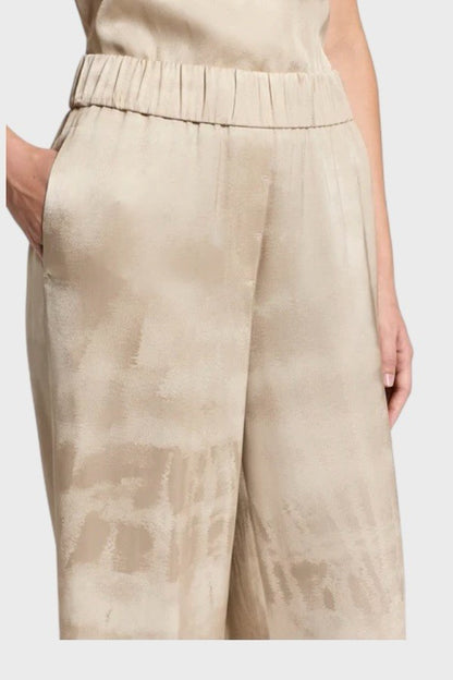 Pantalone Palazzo Peserico in Viscosa Jacquard 3