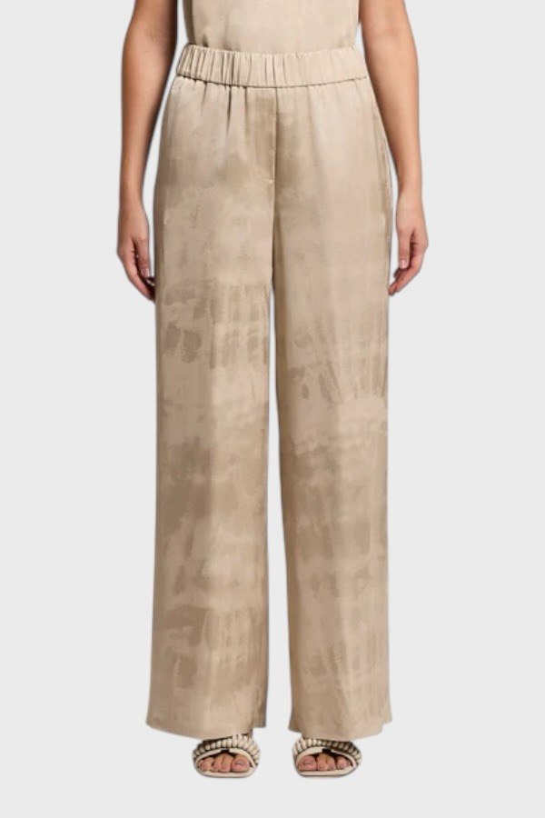 Pantalone Palazzo Peserico in Viscosa Jacquard