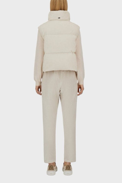 Pantaloni in velluto  con coulisse Herno Donna 3