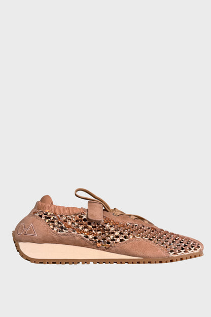 Scarpe scamosciate con swarosky
