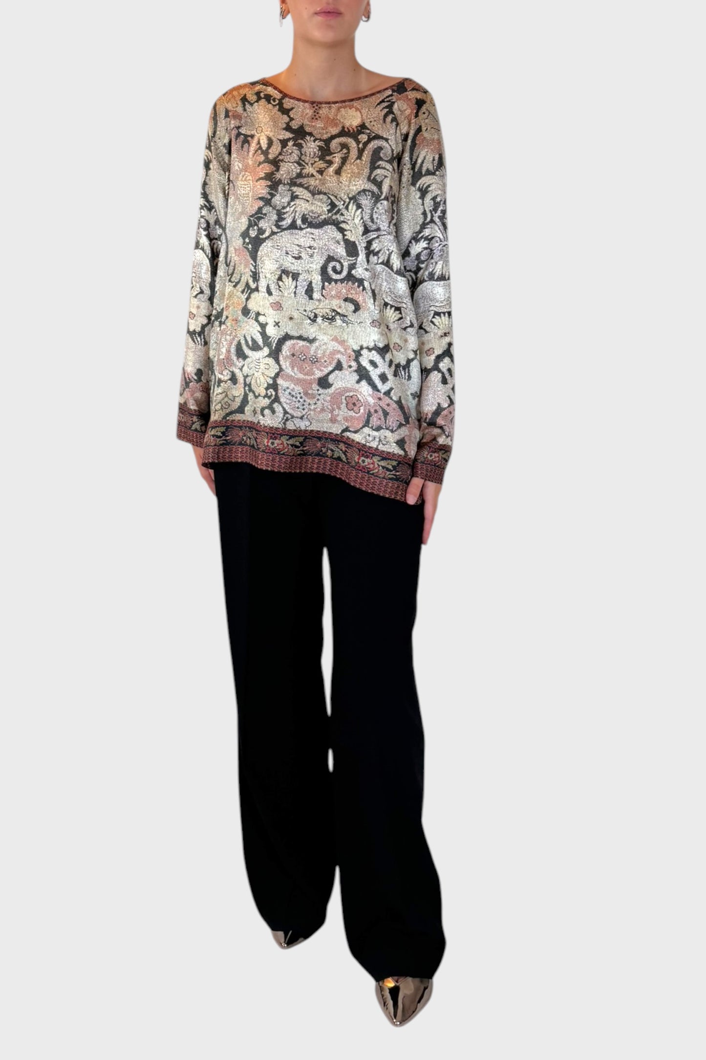 Camicia in Seta Floreale e Paisley