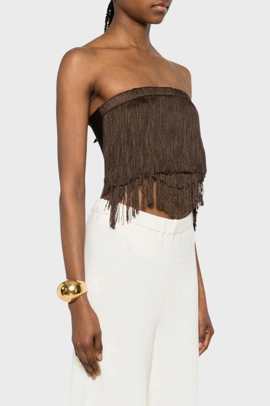 Top a fascia con frange