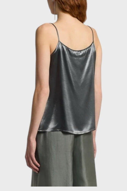 Top in raso lucido