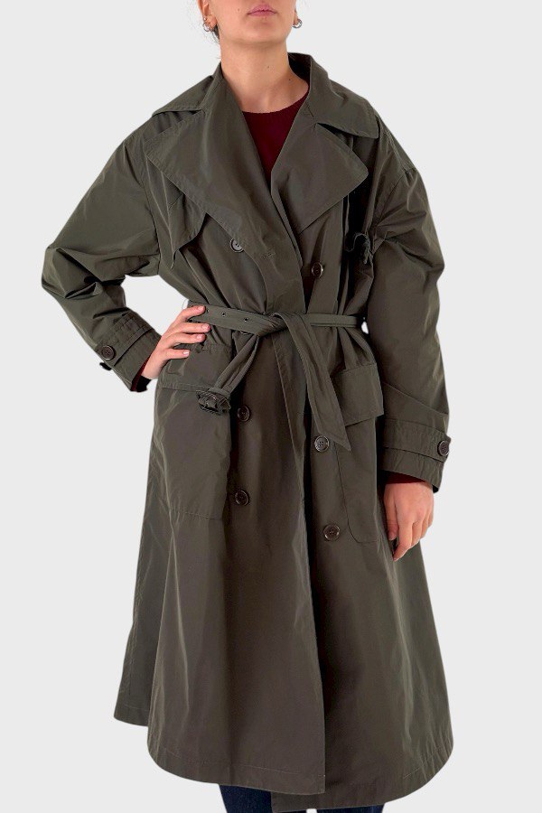 Impermeabile oversize militare 3