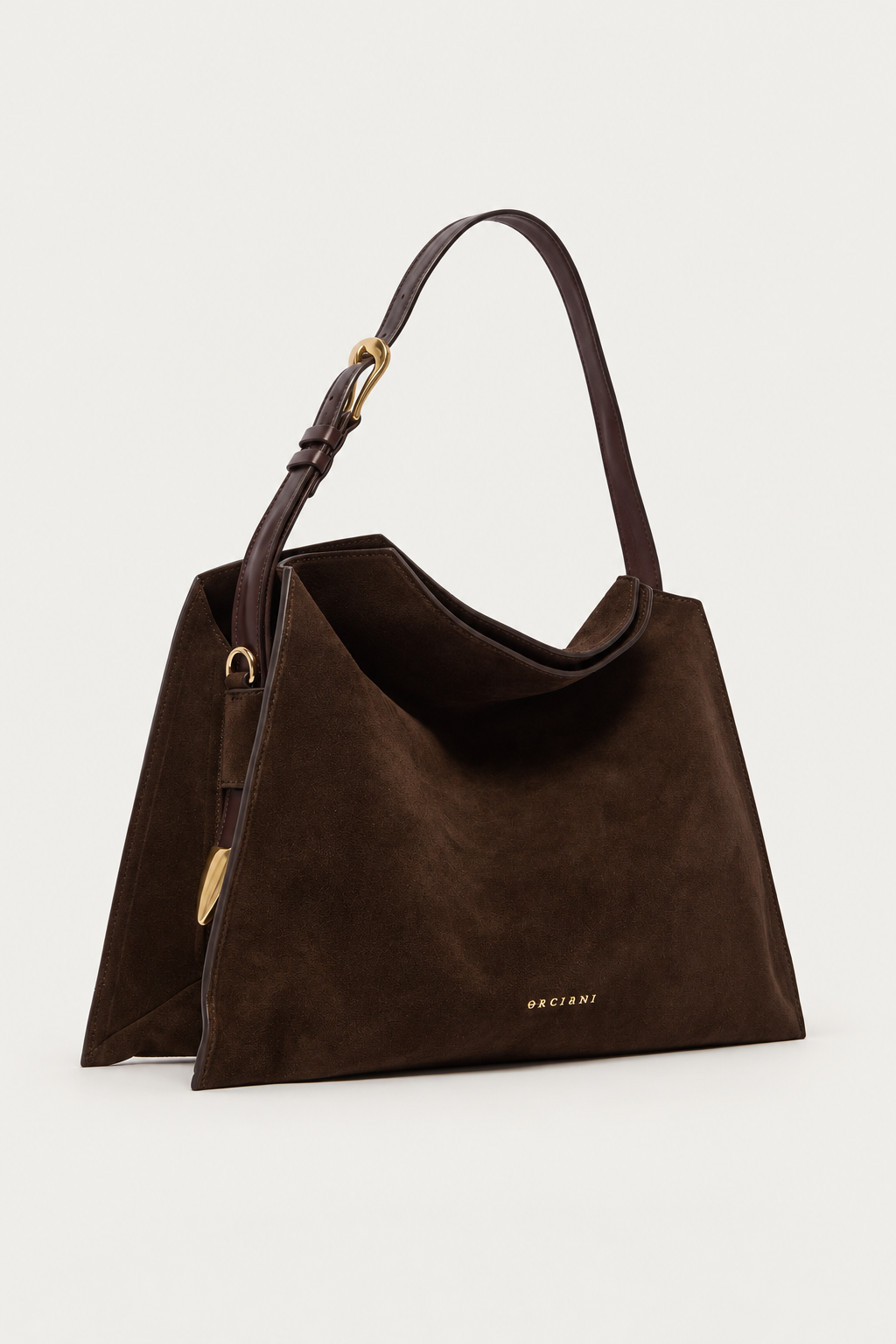 Trinity Midi in suede testa di moro - foto 3