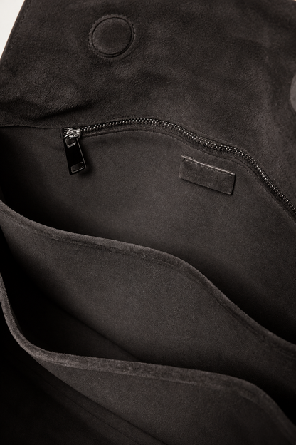 Trinity Midi in suede testa di moro - foto 5