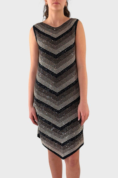 Abito elegante chevron