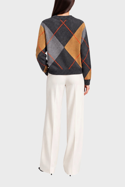 BE YOU Anna Maglia Donna Argyle - Z35