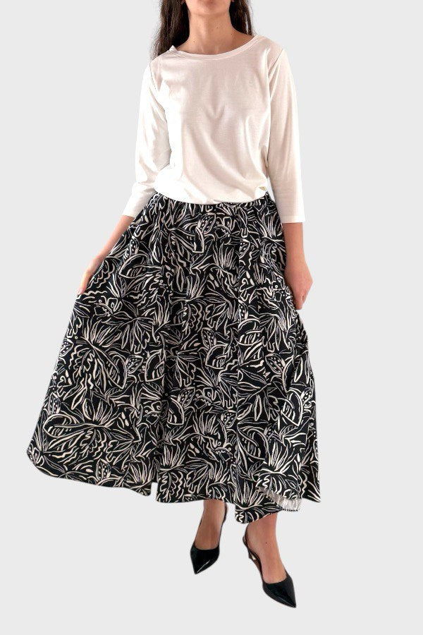 Gonna fantasia floreale