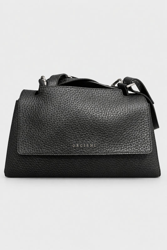 Sveva Longuette Soft in pelle nera - foto 1