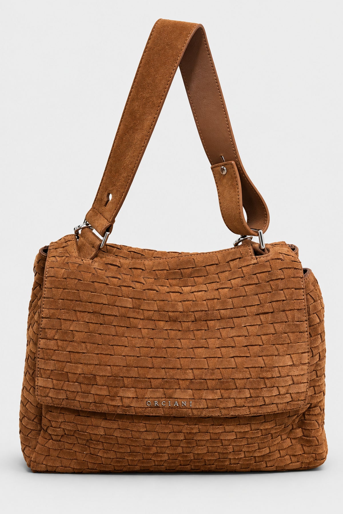 Sveva Media in suede intrecciato Cocoa - foto 1