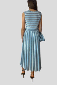Abito D. Exterior lurex e micropaillettes