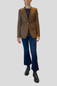 Blazer cammello lana e cachemere 1