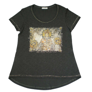 T-shirt Cripta con pietre 3
