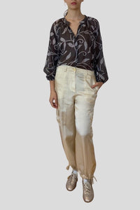 Pantaloni Aspesi Donna in viscosa beige 2